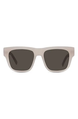 Givenchy 52mm Polarized Square Sunglasses in Beige/Other /Brown at Nordstrom