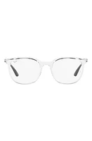 Ray-Ban 51mm Square Optical Glasses in Transparent at Nordstrom