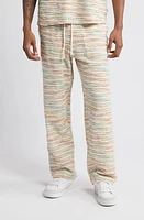 KROST Sunset Straight Leg Knit Pants Beige Multi at Nordstrom,