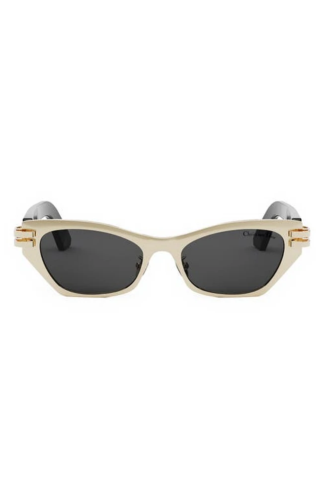 Cdior B3U 58mm Butterfly Sunglasses in Shiny Gold Dh /Smoke at Nordstrom