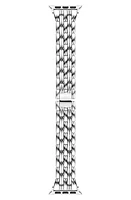 The Posh Tech Stainless Steel Apple Watch Watchband in Silver at Nordstrom