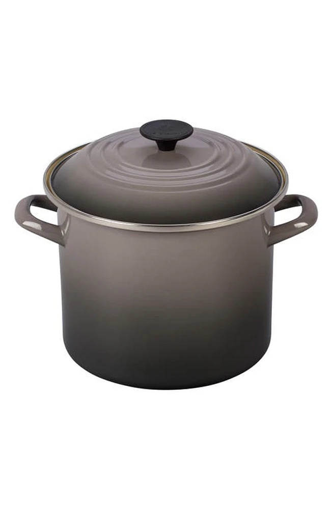 Le Creuset -Quart Enameled Steel Stockpot in Oyster at Nordstrom