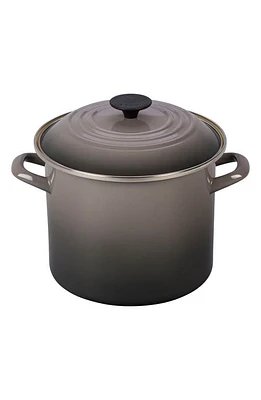 Le Creuset -Quart Enameled Steel Stockpot in Oyster at Nordstrom