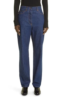 The Row Borjis Relaxed Leg Nonstretch Jeans in Indigo at Nordstrom, Size 12