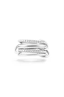 Spinelli Kilcollin Polaris Linked Diamond Rings in White Gold at Nordstrom, Size 7