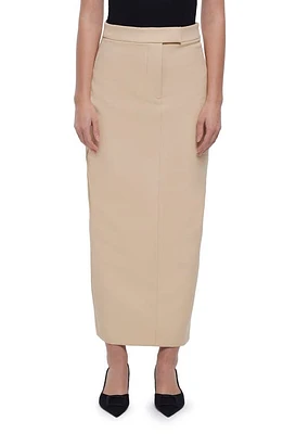 River Island Ultra Long Pencil Skirt in Beige at Nordstrom, Size 12