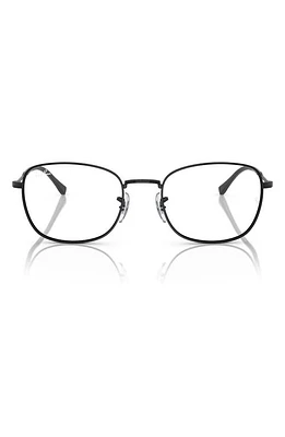 Ray-Ban 51mm Irregular Optical Glasses in Black at Nordstrom