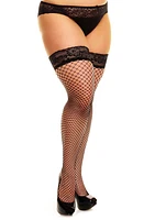 Glamory Hosiery Fishnet Stay-Put Stockings at Nordstrom,