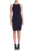 Karen Kane Sleeveless Sheath Dress Navy at Nordstrom,