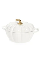 Le Creuset Figural Pumpkin Baking Dish in White at Nordstrom, Size 4 Qt