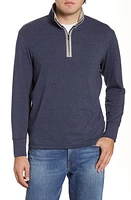 The Normal Brand Puremeso Quarter Zip Pullover in Navy at Nordstrom, Size Xx-Large