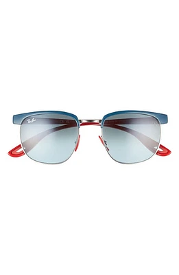 Ray-Ban 53MM SQUARE SUNGLASSES in Vallarta Blue /Blue Grad Grey at Nordstrom