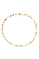 SHYMI Maggie Paper Clip Chain Necklace in Gold at Nordstrom