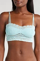 Free People Tallulah Smocked Back Lace Bralette at Nordstrom,