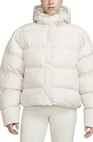 Nike Sportswear Water Repellent Down Jacket in Light Orewood Brown/White at Nordstrom, Size Small