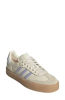 adidas Samba Sneaker Wonder White/White/Silver at Nordstrom,