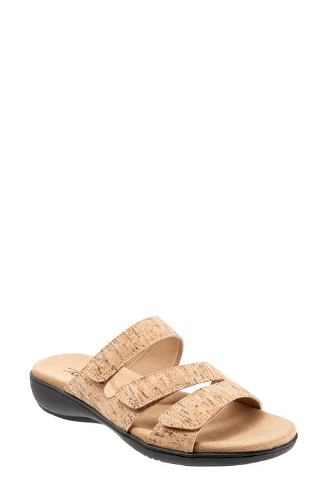 Trotters Rose Strappy Sandal Natural Cork at Nordstrom,