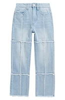 Joe's Kids' Kimmie Frayed Wide Leg Jeans Wish Wash at Nordstrom,