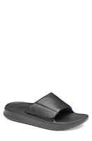 Johnston & Murphy Oasis Slide Sandal Black Full Grain at Nordstrom,