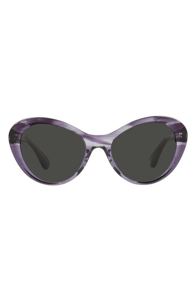 Oliver Peoples Zarene 55mm Butterfly Sunglasses in Purple at Nordstrom