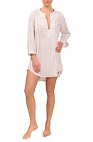 Everyday Ritual Hailey Stripe Cotton Pajama Tunic at Nordstrom,