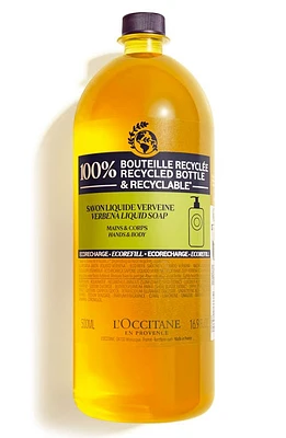 L'Occitane Shea Verbena Hand & Body Liquid Soap Refill at Nordstrom