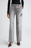 L'AGENCE Brooklyn High Waist Wide Leg Utility Jeans Clifton at Nordstrom,