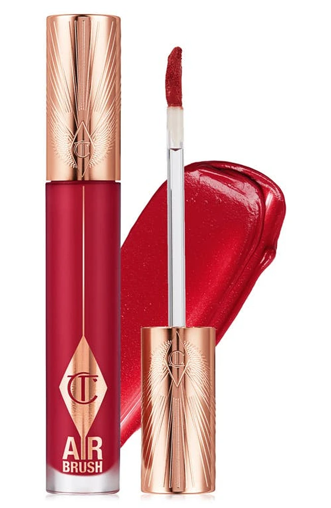 Charlotte Tilbury Airbrush Flawless Matte Liquid Lipstick in Ruby Blur at Nordstrom