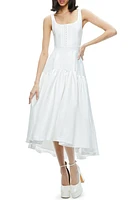 Alice + Olivia Diana High-Low Midi Dress at Nordstrom,