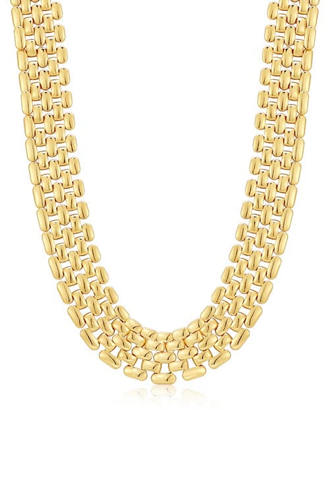 Luv AJ Celine Chain Link Necklace in Gold at Nordstrom