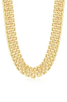 Luv AJ Celine Chain Link Necklace in Gold at Nordstrom