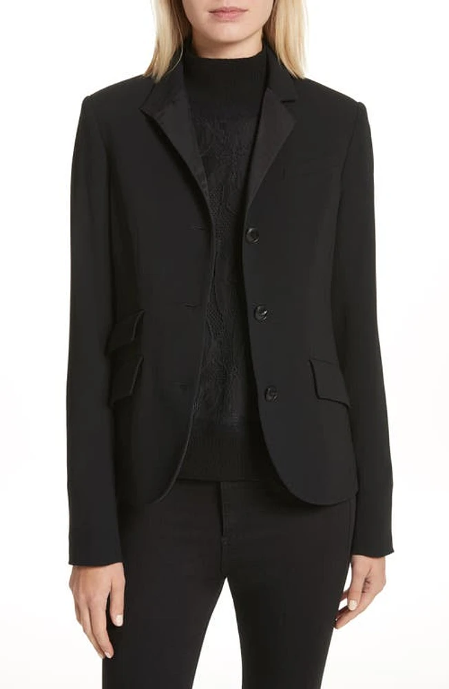 rag & bone Slade Wool Blazer in Black at Nordstrom, Size 00