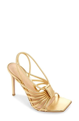 Gianvito Rossi Metallic Cage Sandal Mekong at Nordstrom,