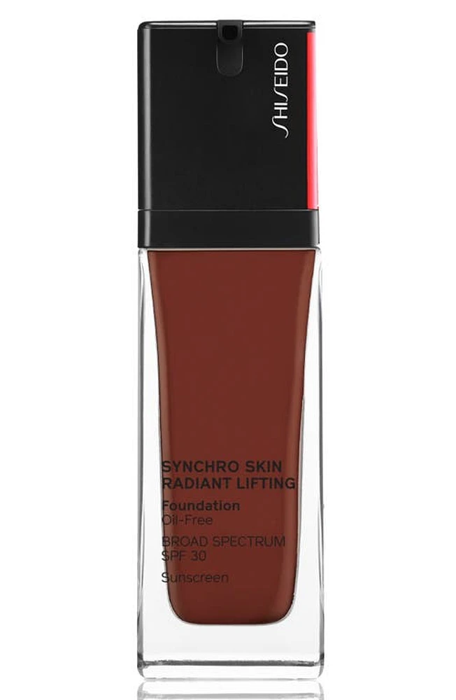 Shiseido Synchro Skin Radiant Lifting Foundation SPF 30 in 540 Mahogany at Nordstrom