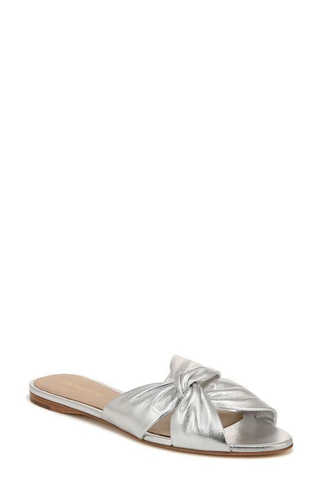 Veronica Beard Seraphina Slide Sandal Silver at Nordstrom,