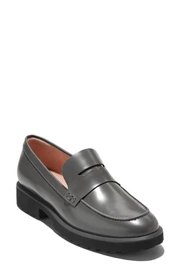 Cole Haan Geneva Lug Sole Penny Loafer Pavement B at Nordstrom,