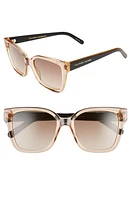 Marc Jacobs 53mm Square Sunglasses in Brown/Brown at Nordstrom