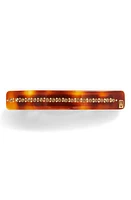 Alexandre de Paris Crystal Barrette in Tortoise at Nordstrom