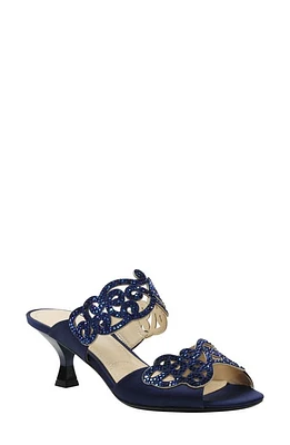 J. Reneé 'Francie' Evening Sandal Navy Fabric at Nordstrom,