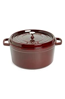 Staub 9-Quart Enameled Cast Iron Dutch Oven in Grenadine at Nordstrom