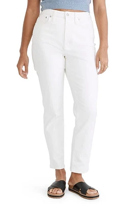 Madewell The Curvy Perfect Jeans in Tile White at Nordstrom, Size 26