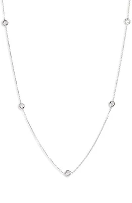 Roberto Coin Diamond Station Necklace in Gold at Nordstrom