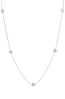 Roberto Coin Diamond Station Necklace in Gold at Nordstrom