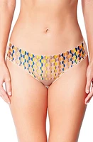 Huit Deco Dots Bikini Briefs Forest Green at Nordstrom,