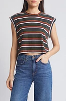 The GREAT. Square Stripe Muscle Tee Boardwalk at Nordstrom,