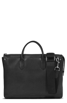 Shinola The Slim Traveler Leather Briefcase in Black at Nordstrom