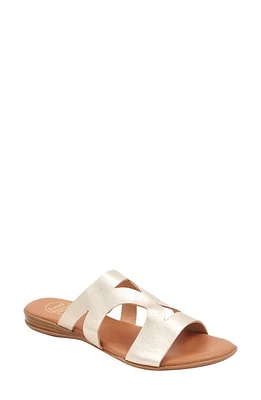 André Assous Nailea Sandal Platino at Nordstrom,