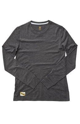 Tracksmith Women's Harrier Long Sleeve Dark Gray Heather at Nordstrom,