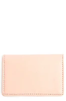 ROYCE New York Leather Card Case in Light Pink at Nordstrom