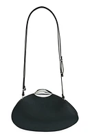 Benedetta Bruzziches Belle de Jour Leather Shoulder Bag in Nightly Nero at Nordstrom